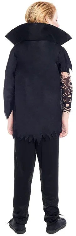 Disfraz de Vampiro con Tatuajes para Niño Vampiros y vampiresas Partilandia